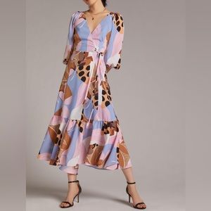 Bloom Midi Wrap Dress
